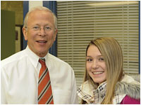 Dr. Martin with one of our patients